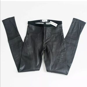Helmut Lang leather leggings